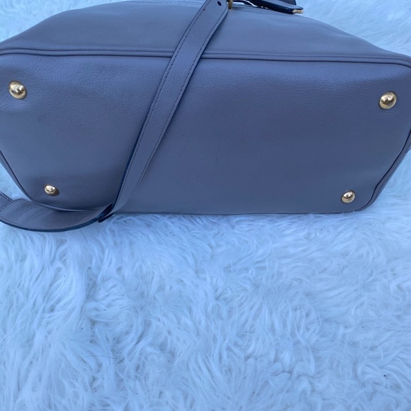 🚫SOLD🚫Authentic Prada Grey Leather Tote - Picture 10 of 16